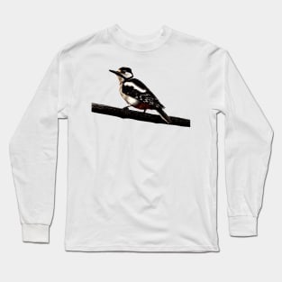 Great spotted woodpecker Long Sleeve T-Shirt